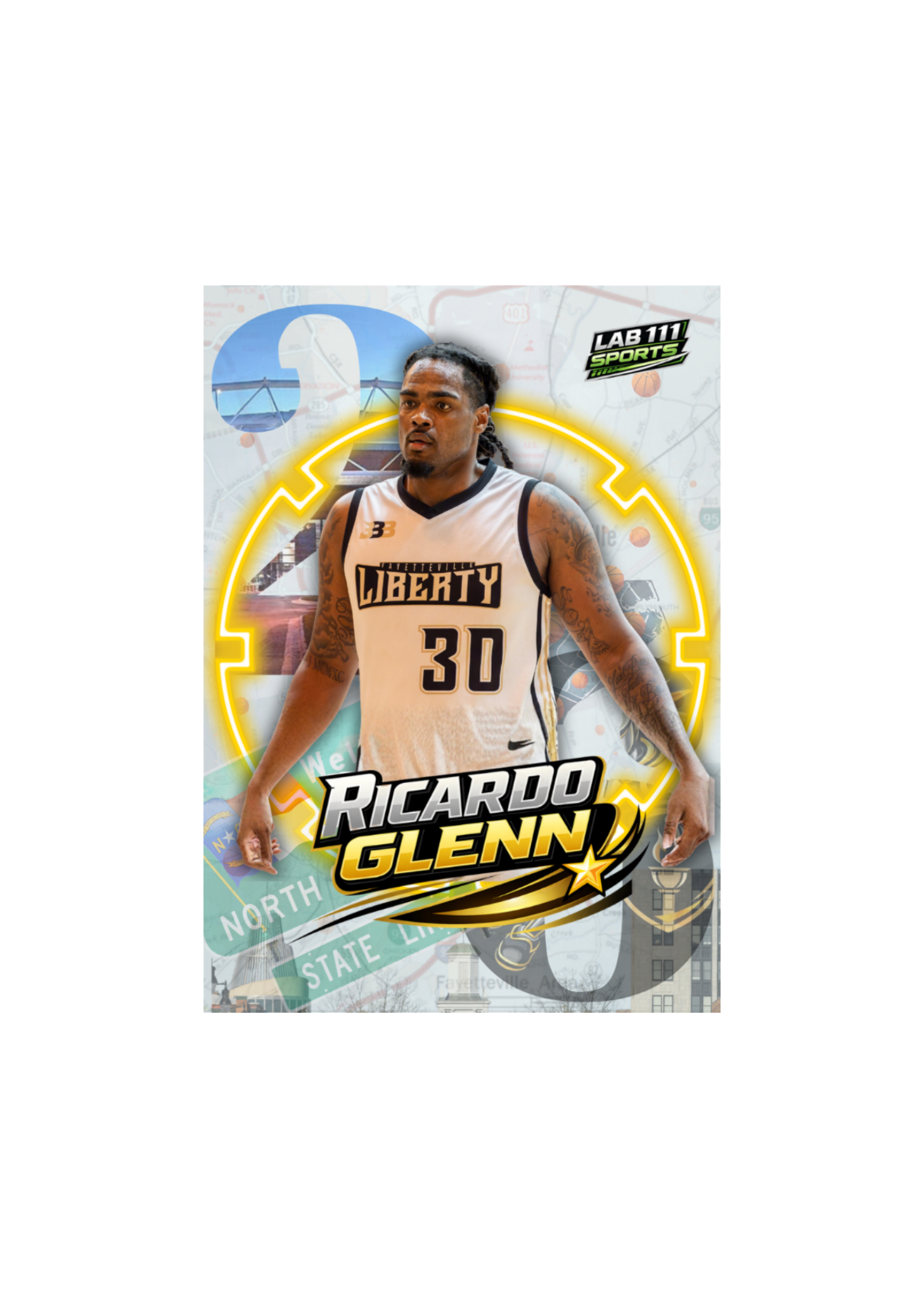 Fayetteville Liberty Ricardo Glenn card front