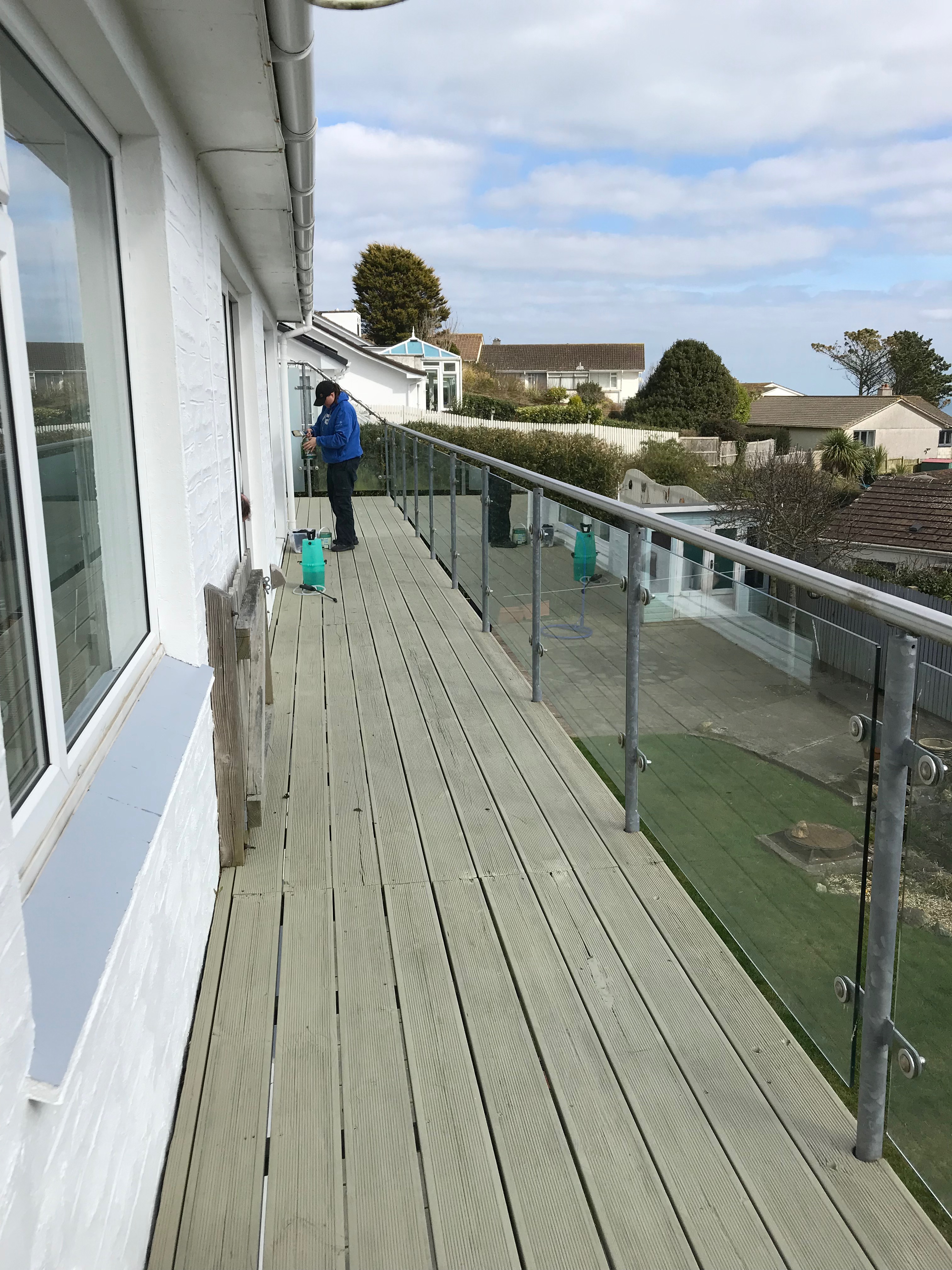 Painting decking