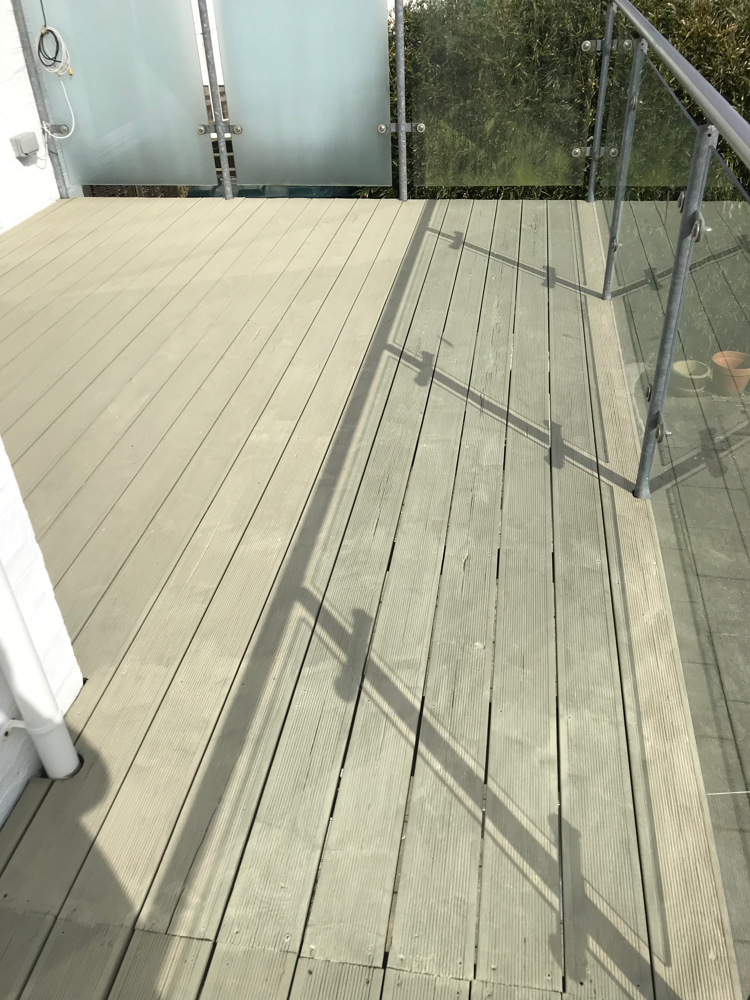 Painting decking