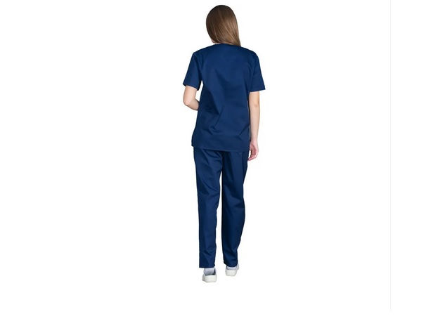 Thumbnail: Alezi Σετ Παντελόνι & Μπλούζα Unisex σε Μπλε Χρώμα SCRUB-UNISEX-NAVY-BLUE