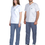 Miniaturbild: Ιατρική Στολή Unisex – Λευκό – Γκρί
