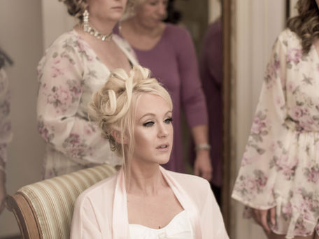 The real side of a stressed bride
