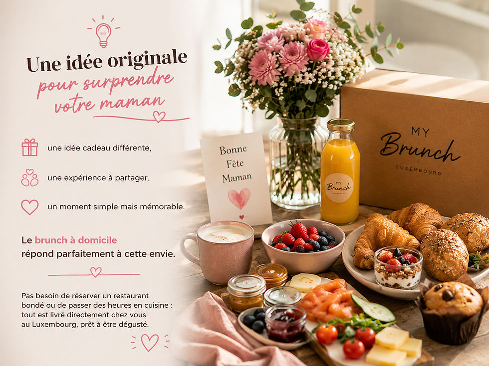 Une idée brunch pour maman