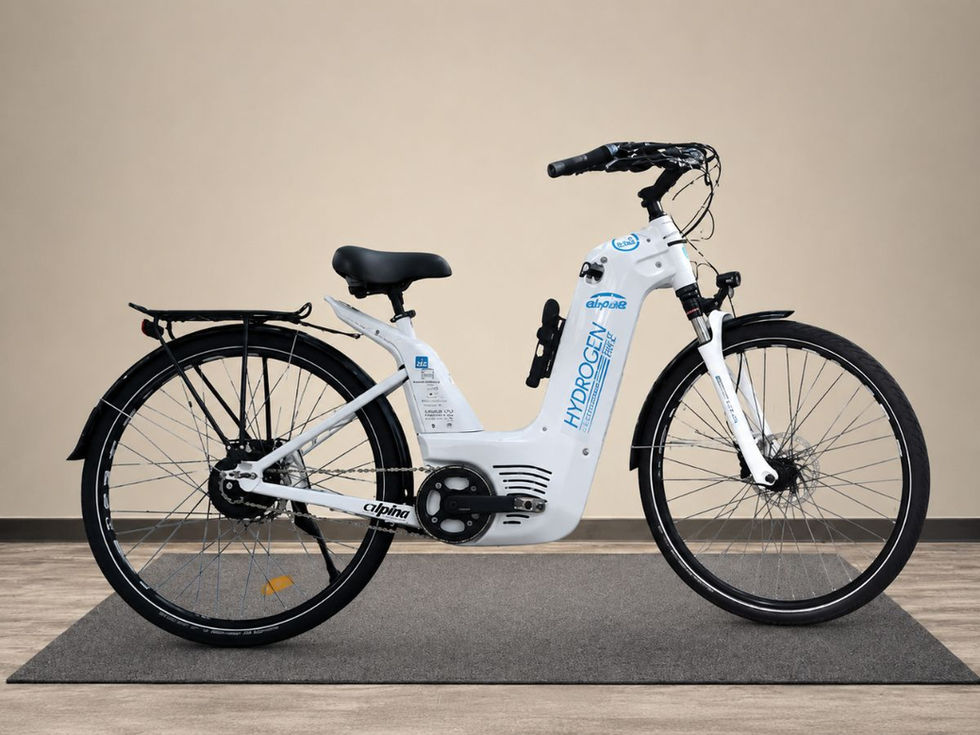 PRAGMA MOBILITY Alpha Hydrogène – 25 km/h, Blanc, 44 cm