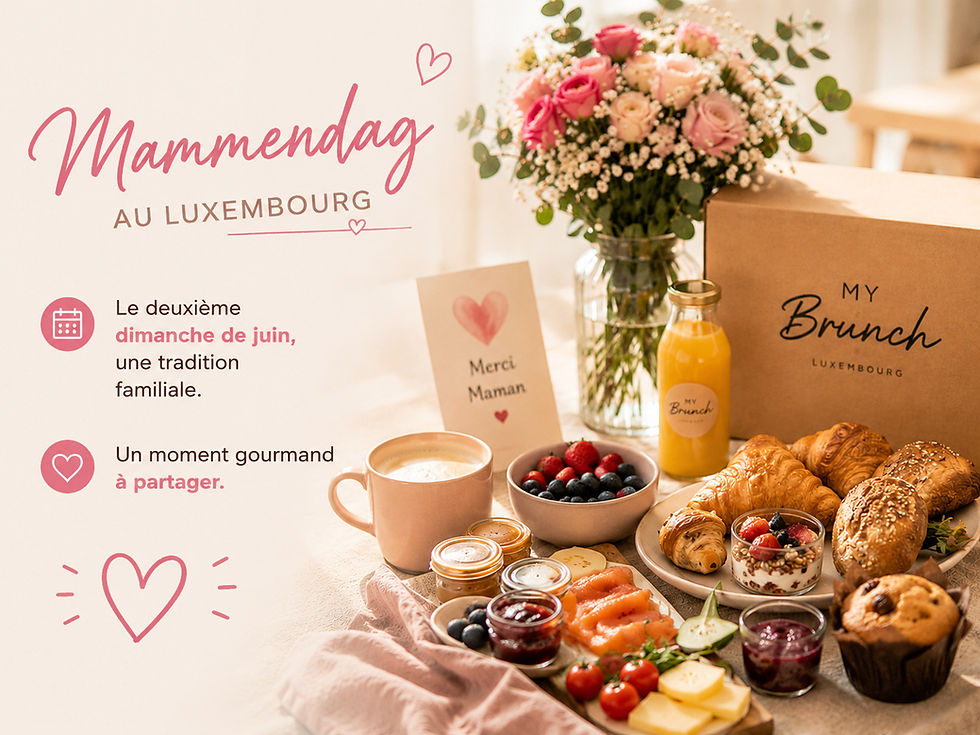 Brunch en famille au Luxembourg