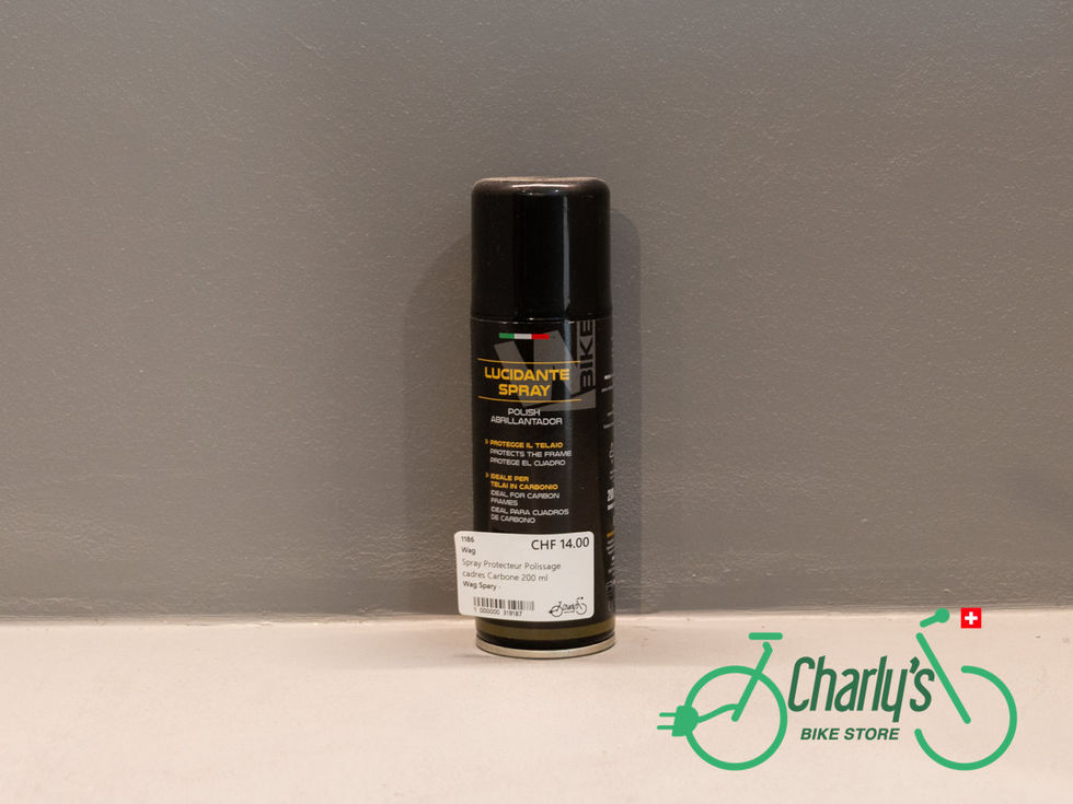 Spray WAG de 200 ml pour polir et protéger les cadres de vélo en carbone, plastique ou métal