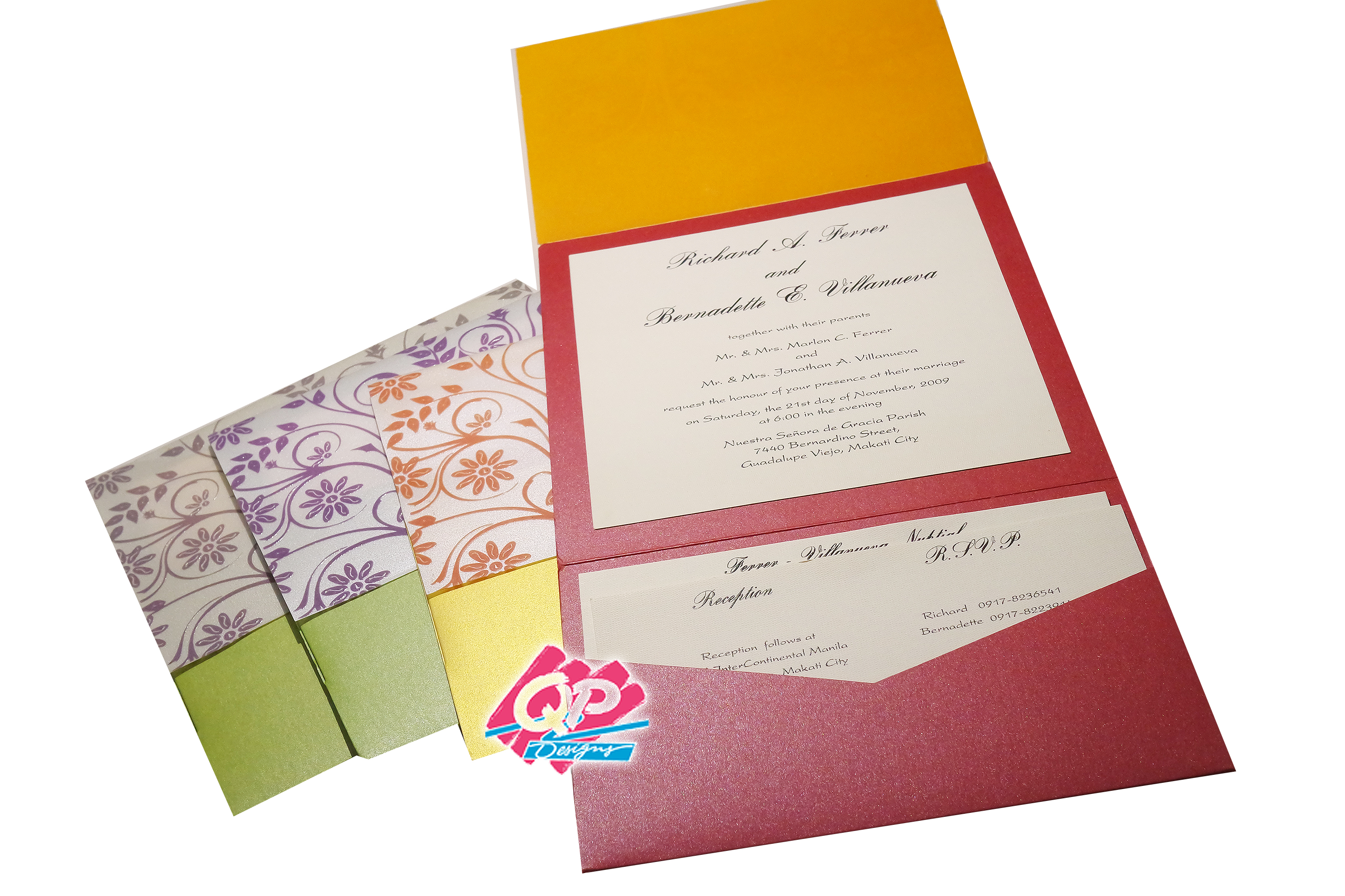 #3 Pocket Invites - "Lined w/ Love"