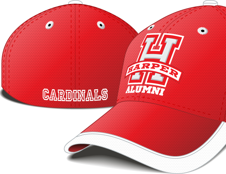 HARPER CARDINALS - (Alumni) HAT™ (Red)