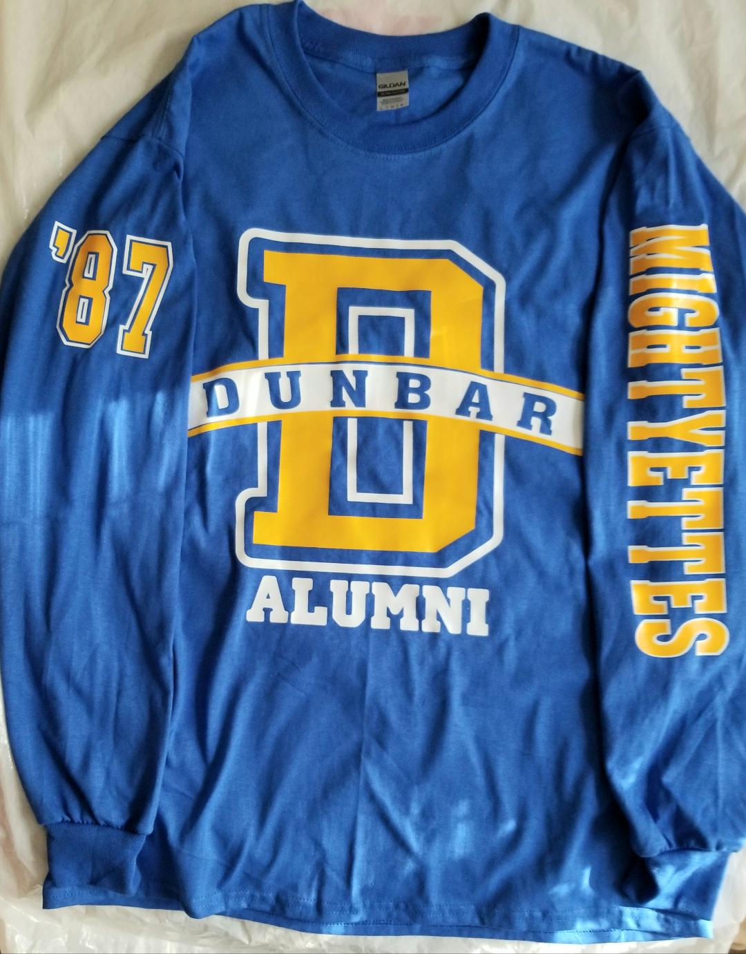DUNBAR MIGHTYETTES - LONG SLEEVE CLASS T-SHIRT (Blue) ™