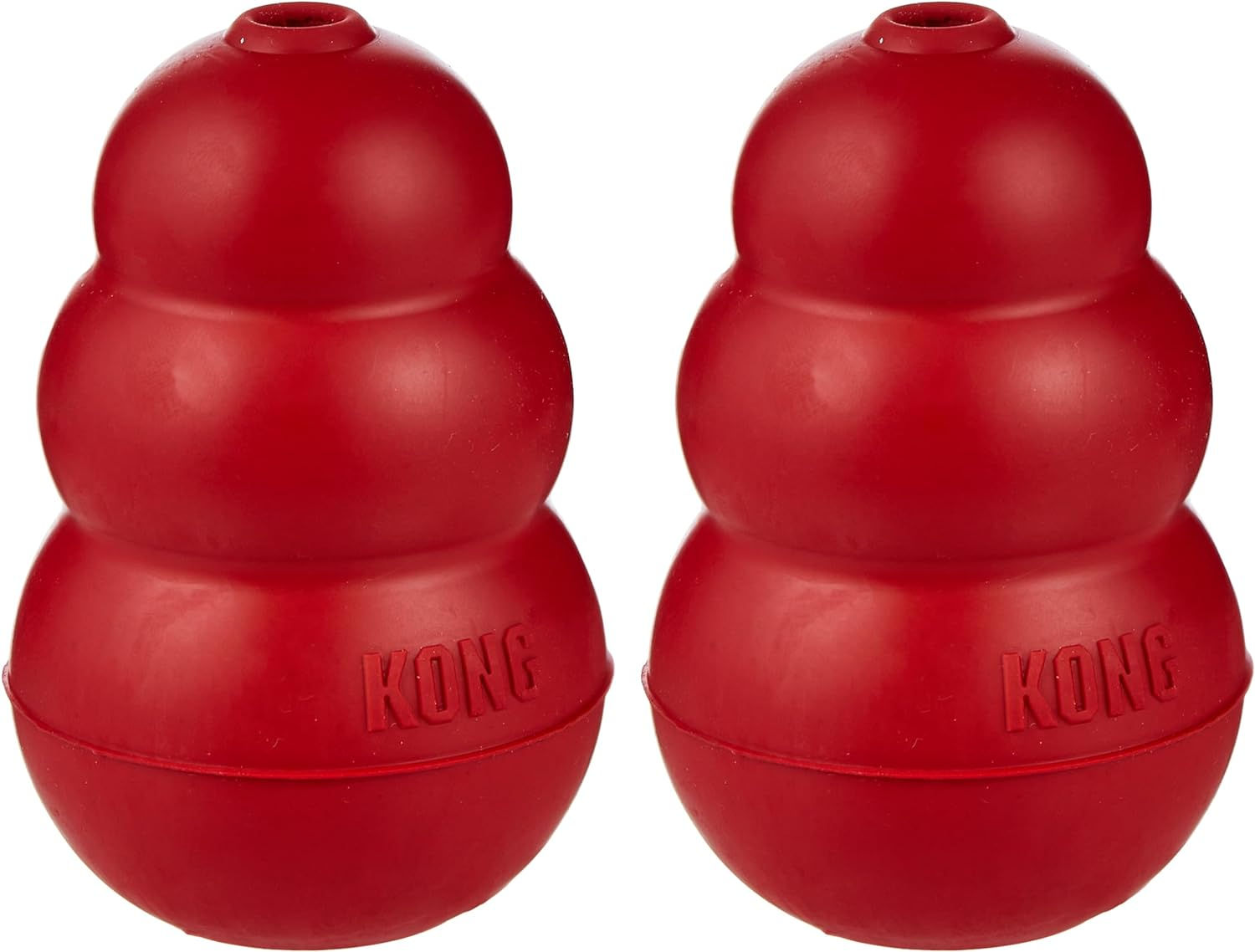 KONG Classic Medium Dog Toy Red Medium Pack of 2