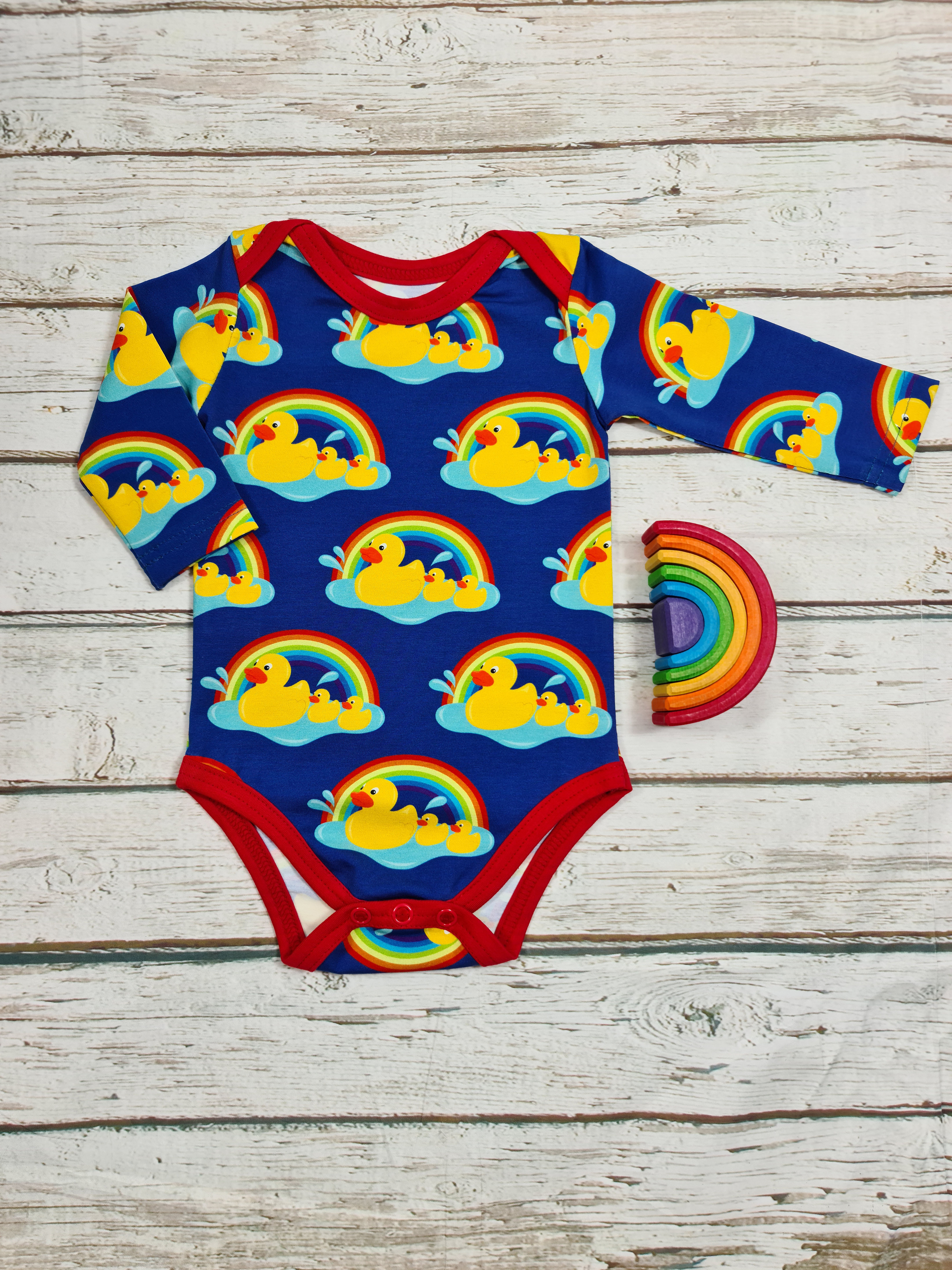 Bodysuit envelope neck