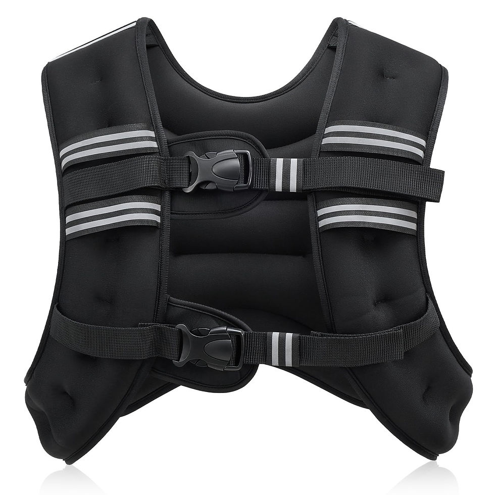 反射材付きウエイトベスト 5kg メンズ トレーニング用