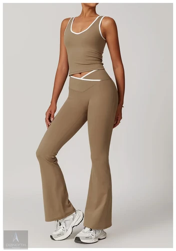 ハイウエストヨガセット（ロングパンツ） (High Waist Yoga Set (Long