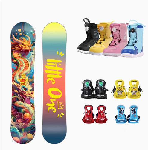キッズスノーボードセット 軽量耐久性オールラウンド バインディング