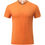 サムネイル： オレンジ色のTシャツ。シンプルで実用的なデザイン。カジュアルウェア、快適さを提供します。