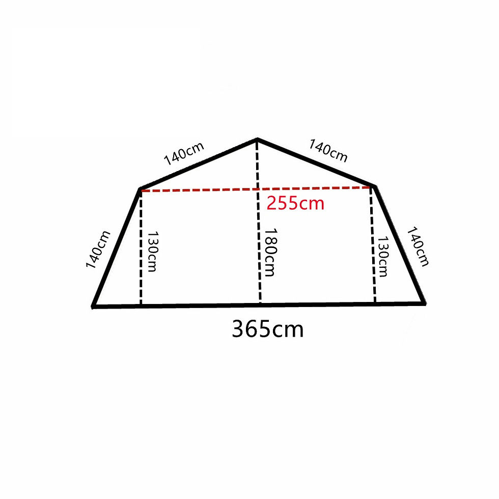 Thumbnail: Diagram with dimensions 140cm, 180cm, 365cm, 255cm, 140cm, and 110cm. DiaNorth-Hokkaido