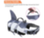 犬用ライフジャケット、レスキューハンドル付き。便利な手持ちハンドルで救助。DiaNorth-Hokkaido