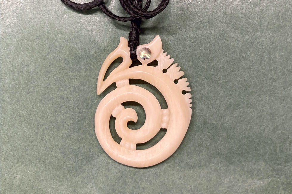 Thumbnail: Bone Pendant Manaia