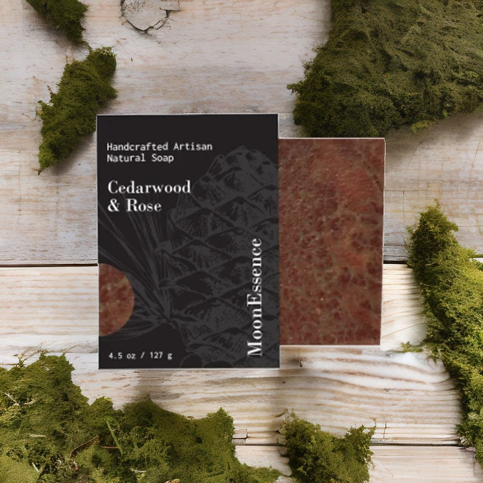 Thumbnail: MoonEssence's Cedarwood and Rose bar soap