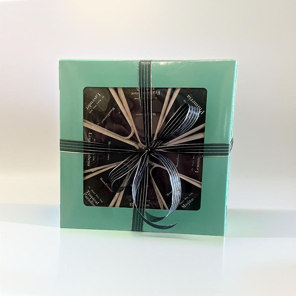 8 pack whey soap gift box