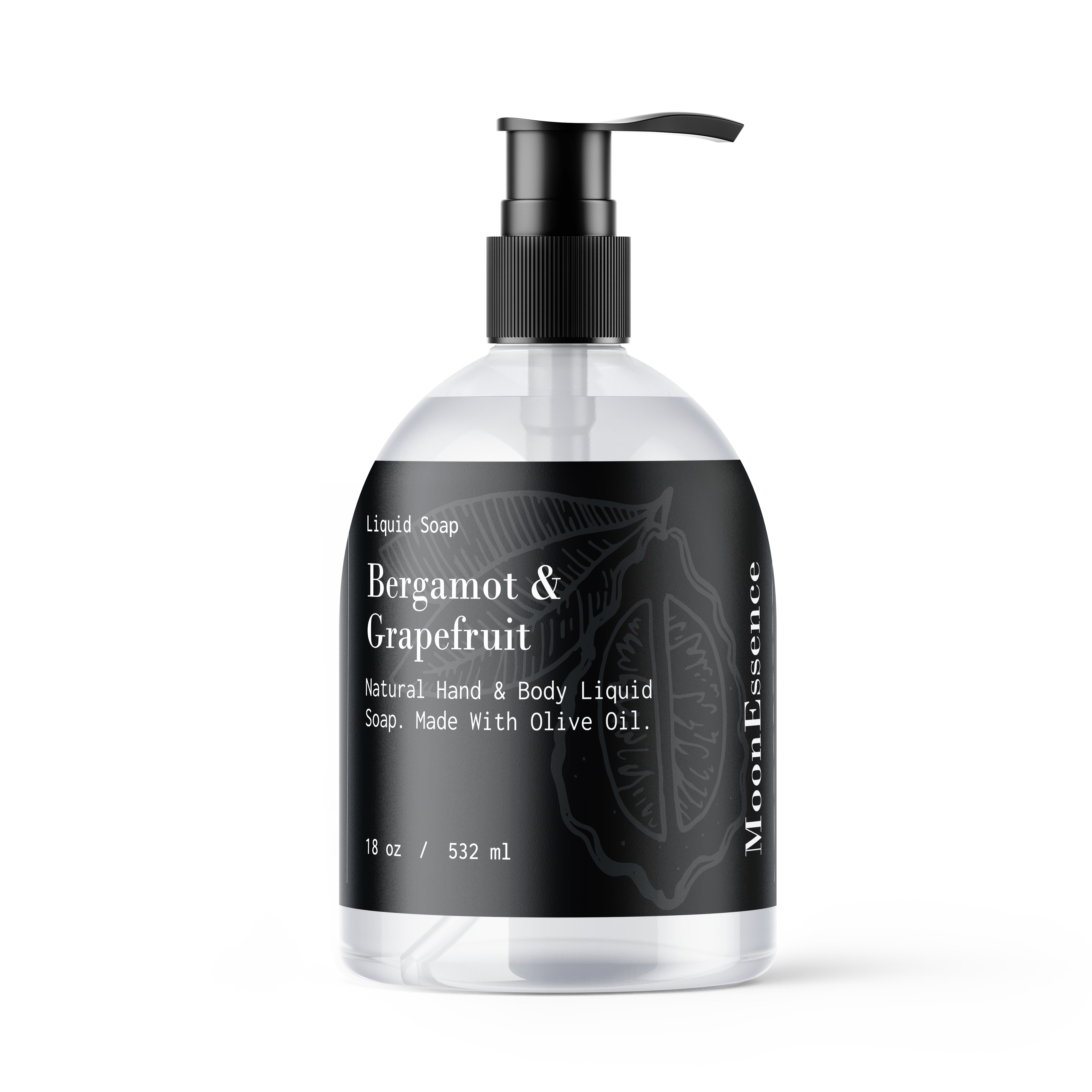 bergamot and grapefruit liquid soap