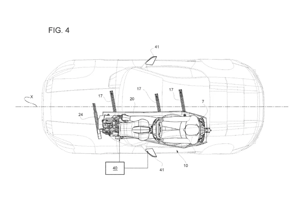 Ferrari patenta un habitáculo y puesto de conductor jamás vistos, superando al McLaren F1