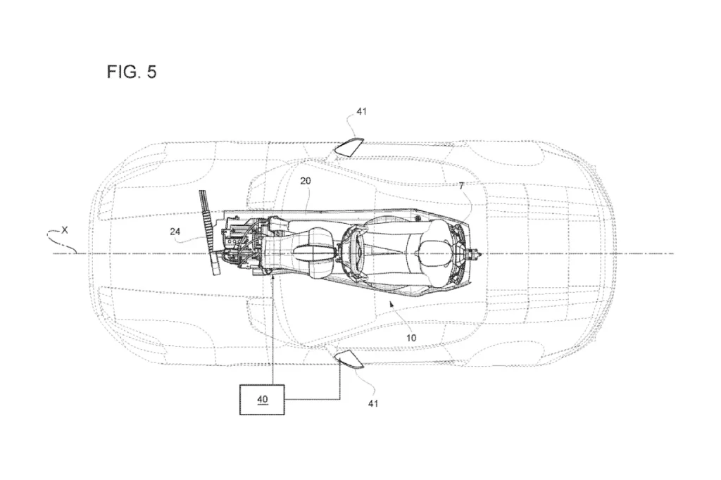 Ferrari patenta un habitáculo y puesto de conductor jamás vistos, superando al McLaren F1