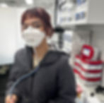 Person wearing an AMD P2 mask during a quantitative fit test at Fit Test Australia to confirm the respirator forms an adequate seal under AS/NZS 1715:2009