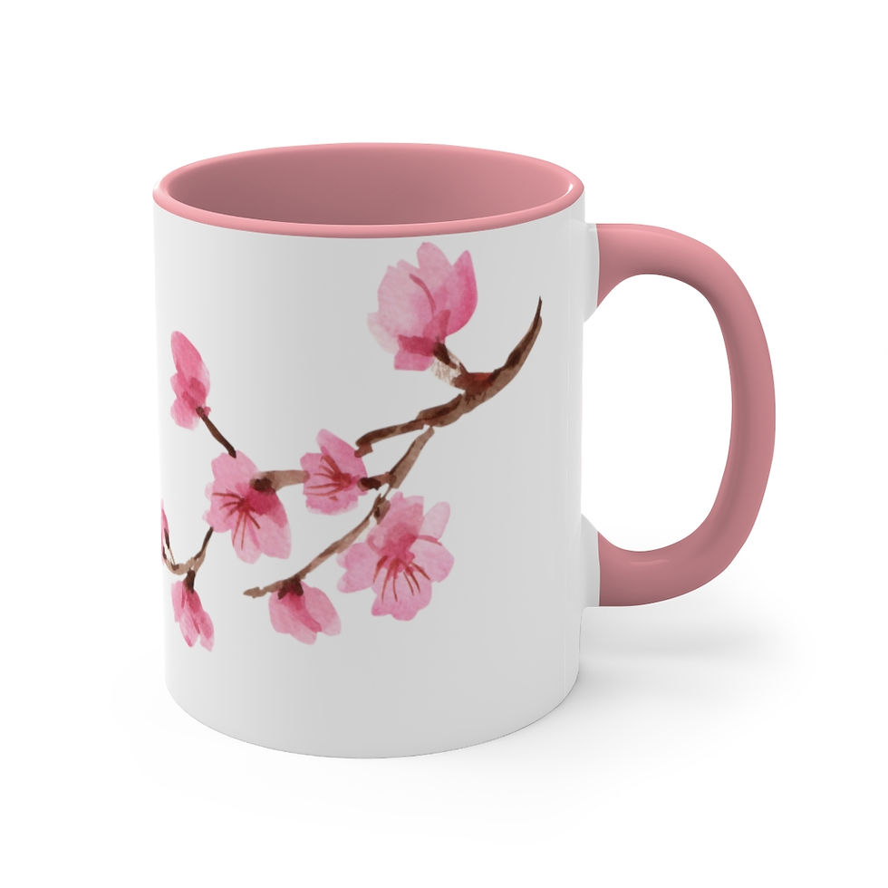 Thumbnail: Cherry Blossoms | Accent Coffee Mug, 11oz