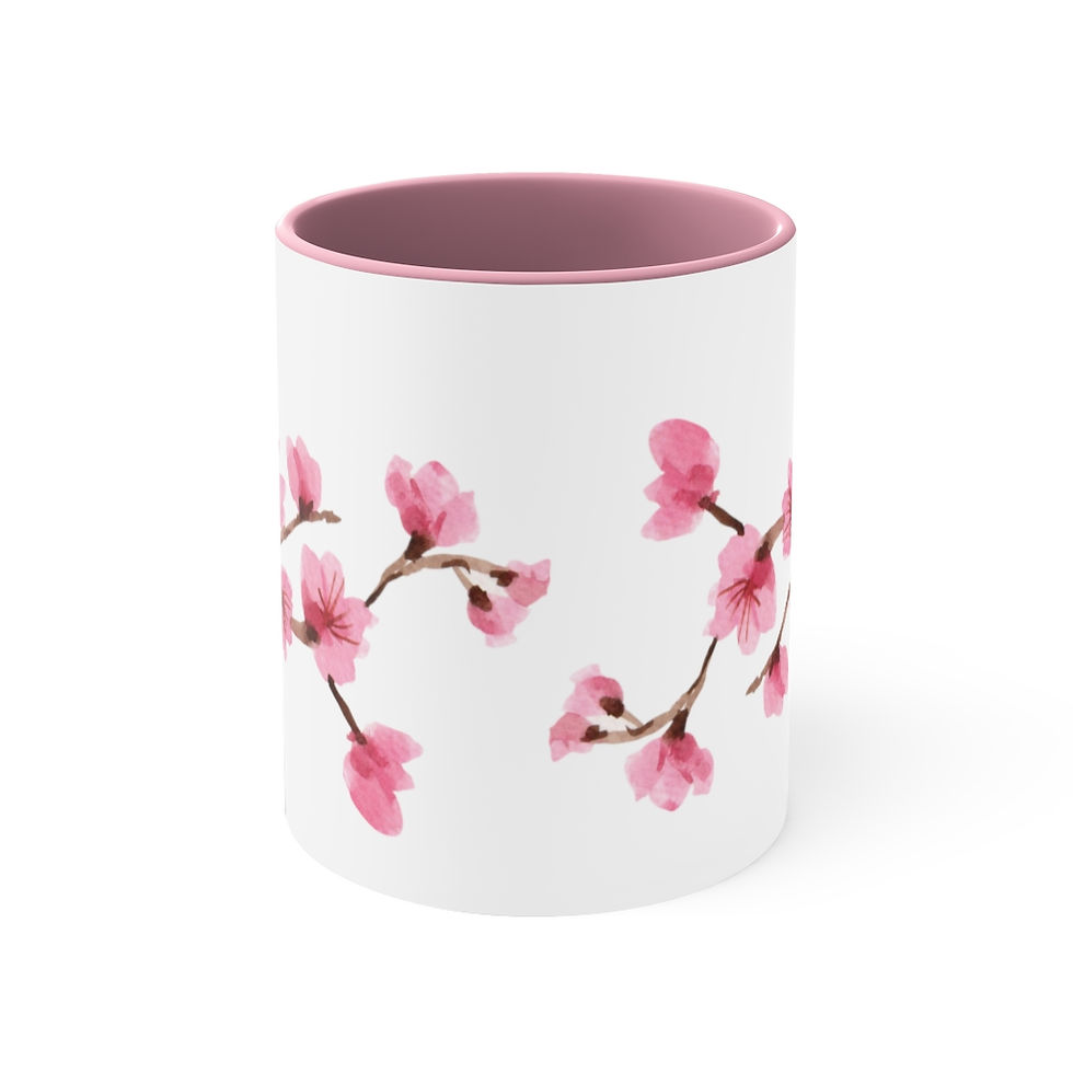 Thumbnail: Cherry Blossoms | Accent Coffee Mug, 11oz