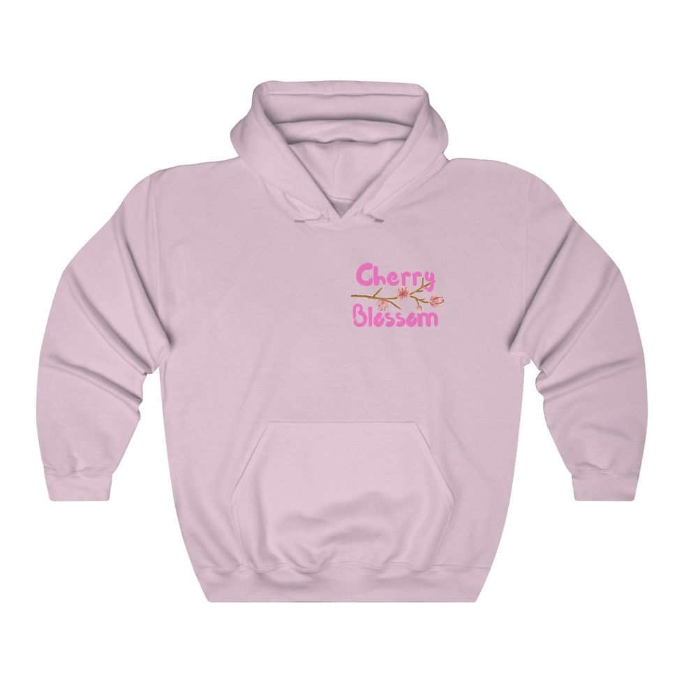 Thumbnail: Cherry Blossom Girl | Unisex Heavy Blend™ Hooded Sweatshirt