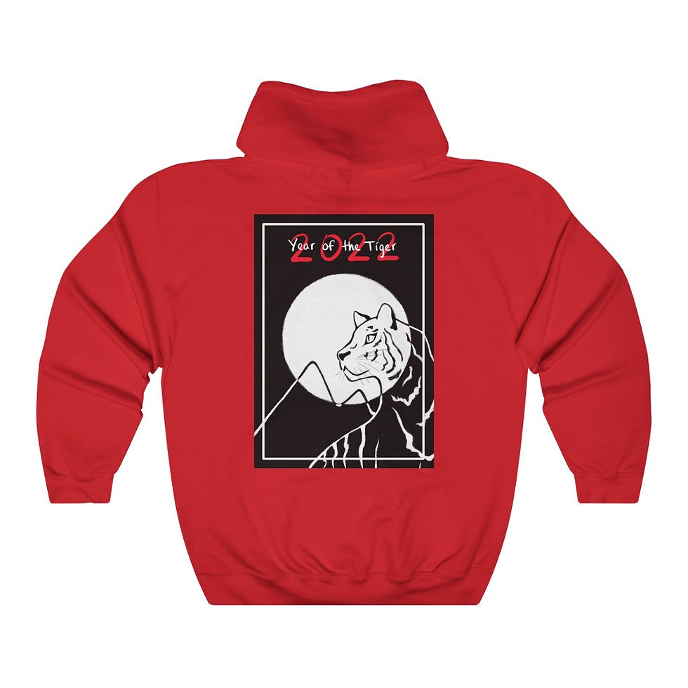 Thumbnail: Year of the Tiger | Unisex Heavy Blend™ Hooded Sweatshirt