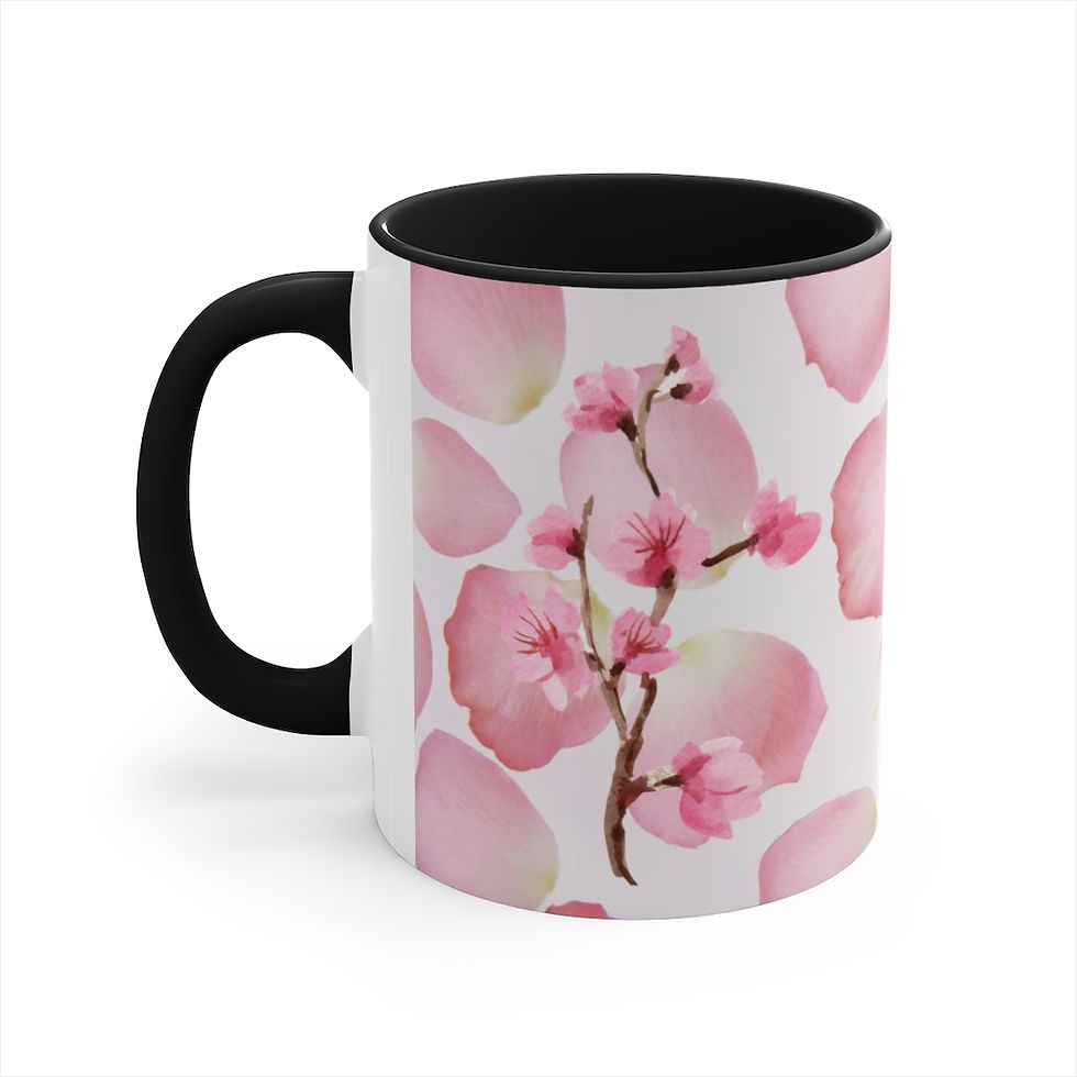 Thumbnail: Cherry Blossom Girl | Accent Coffee Mug, 11oz