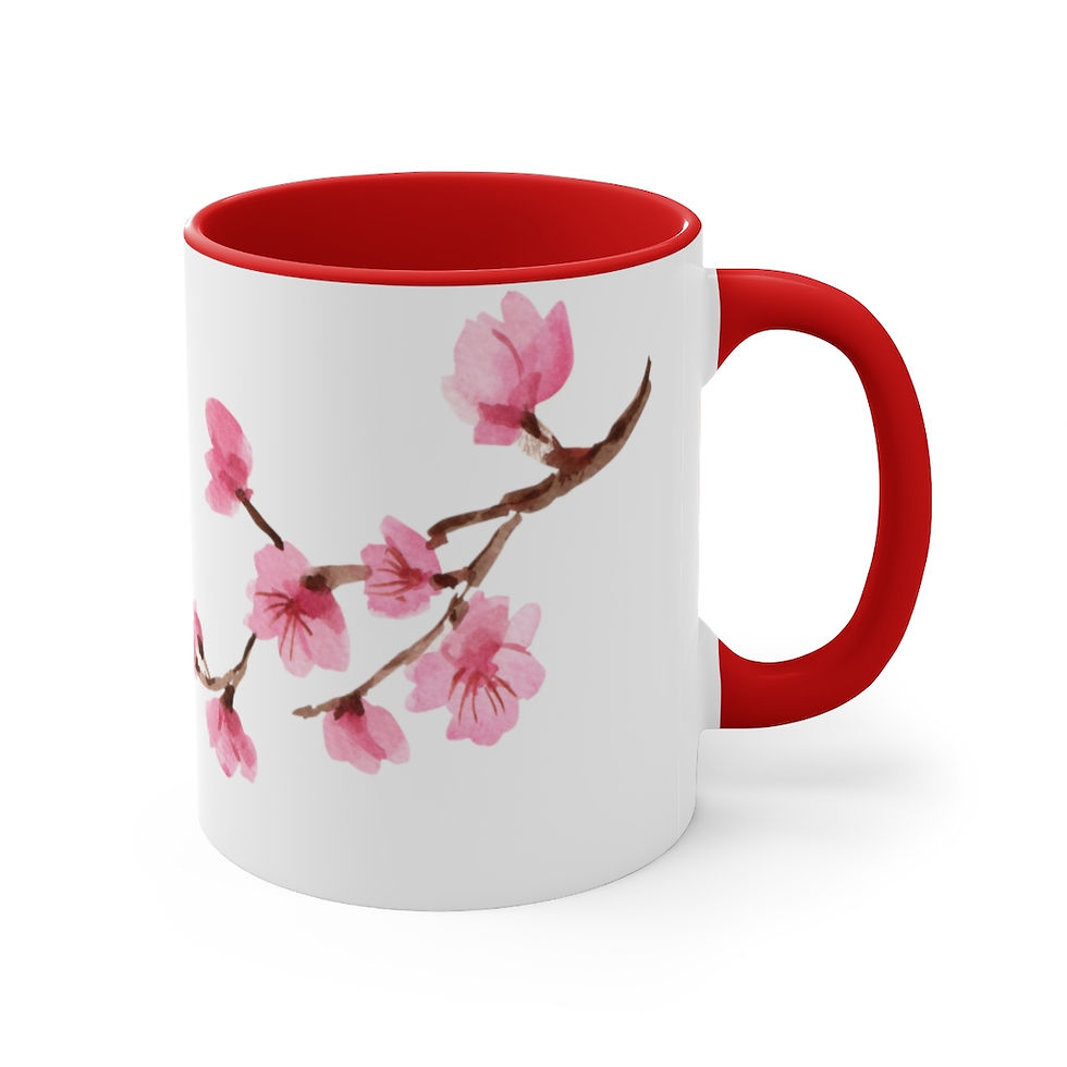 Thumbnail: Cherry Blossoms | Accent Coffee Mug, 11oz