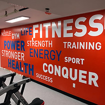 Environmental Graphics For Gym