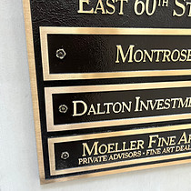 Cast Bronze Plaque