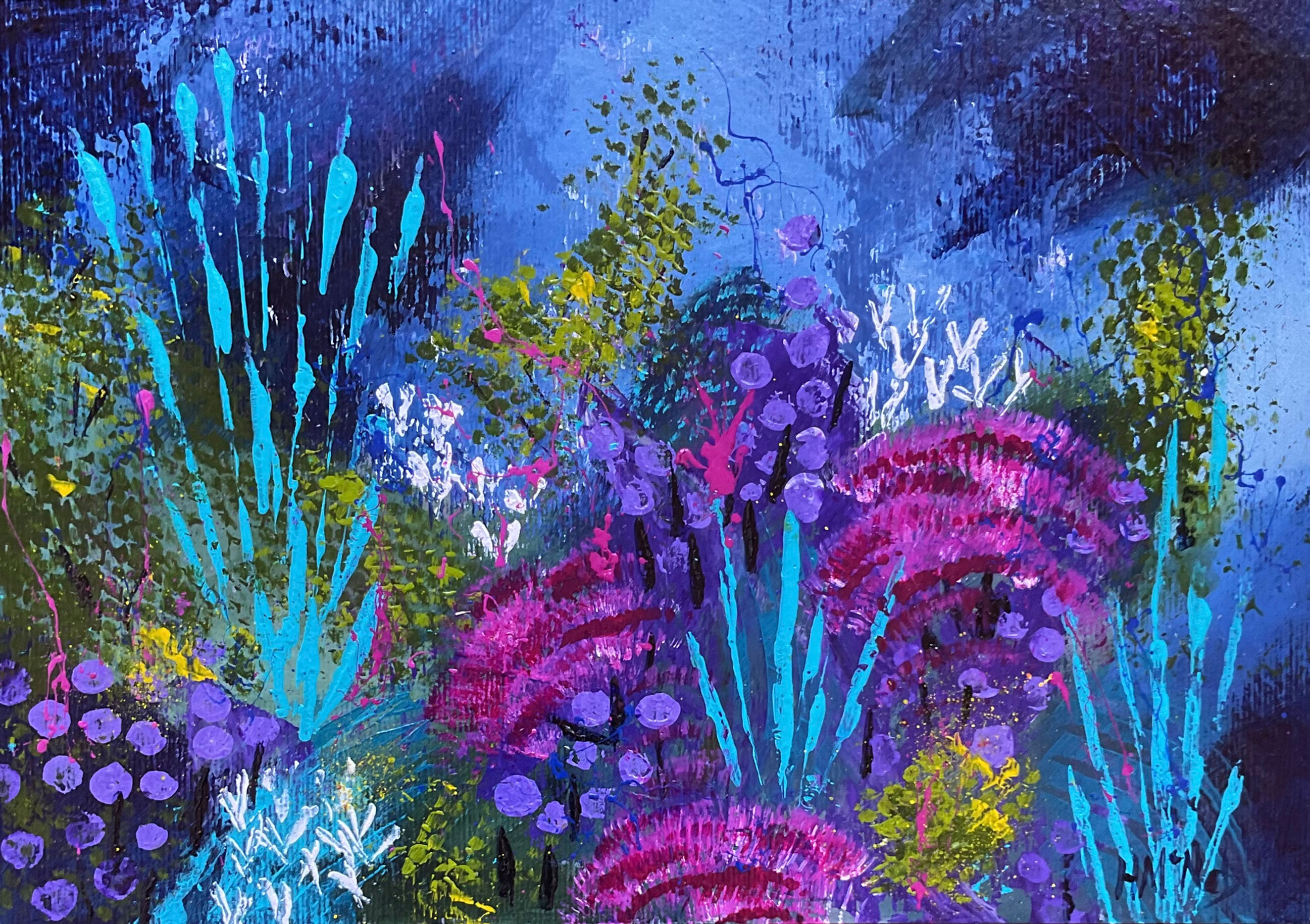 Sea Garden - Abstract Artwork