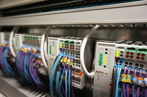 WAGO-based industrial automation system — PLC and distributed I/O solution for substation control