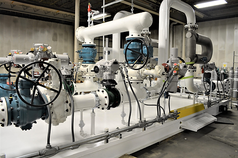 LACT oil & gas metering skid for custody metering systems in petroleum operations