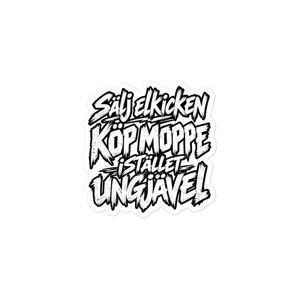 Bubble-free stickers