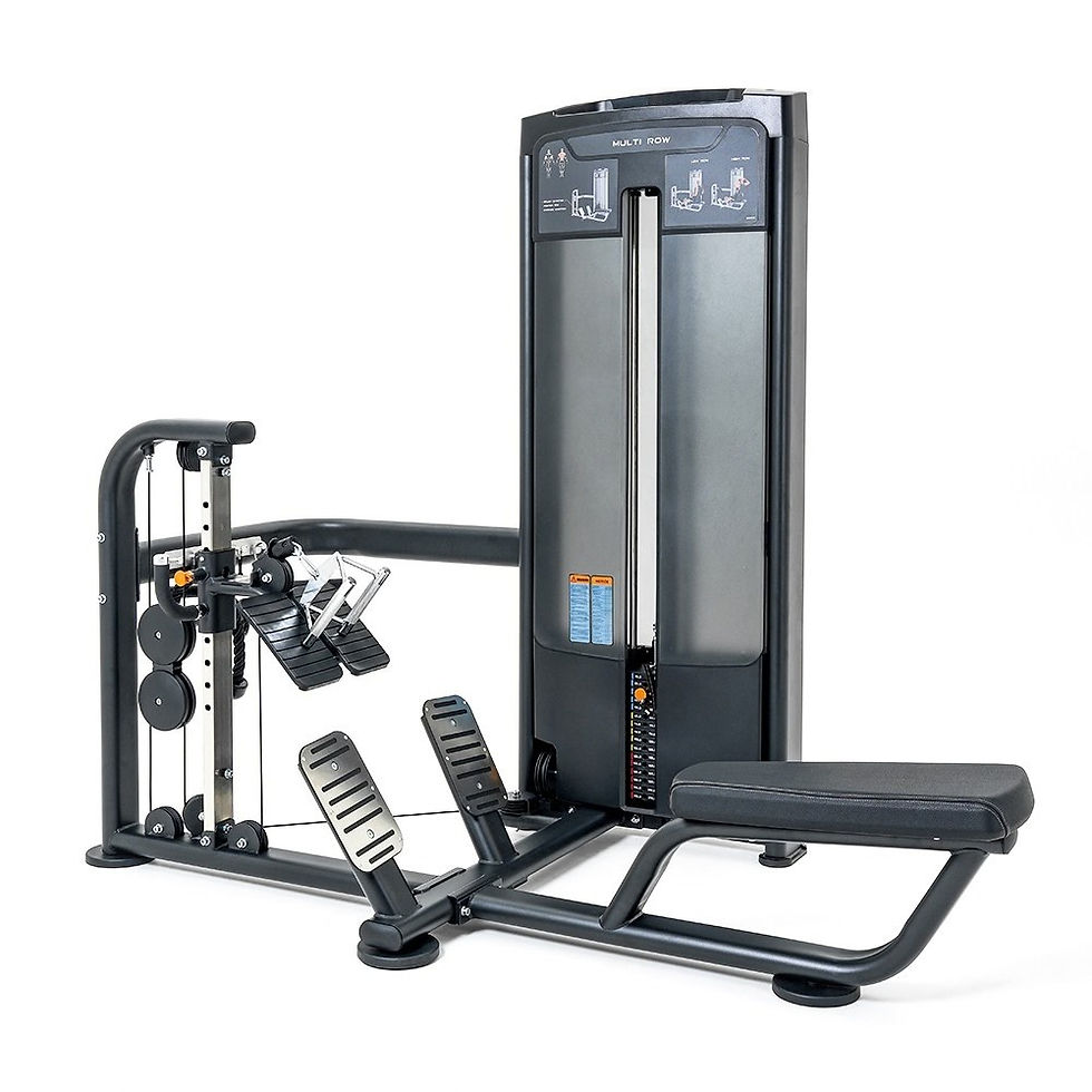 Pin Select Multi Pulley Row Gym Machine Front View
