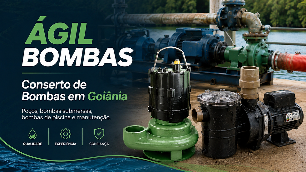 Equipamento de bombeamento atendido pela ÁGIL BOMBAS, empresa de conserto de bombas em Goiânia