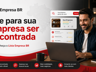 Empresário pesquisando um site para sua empresa ser encontrada com o apoio do Lista Empresa BR
