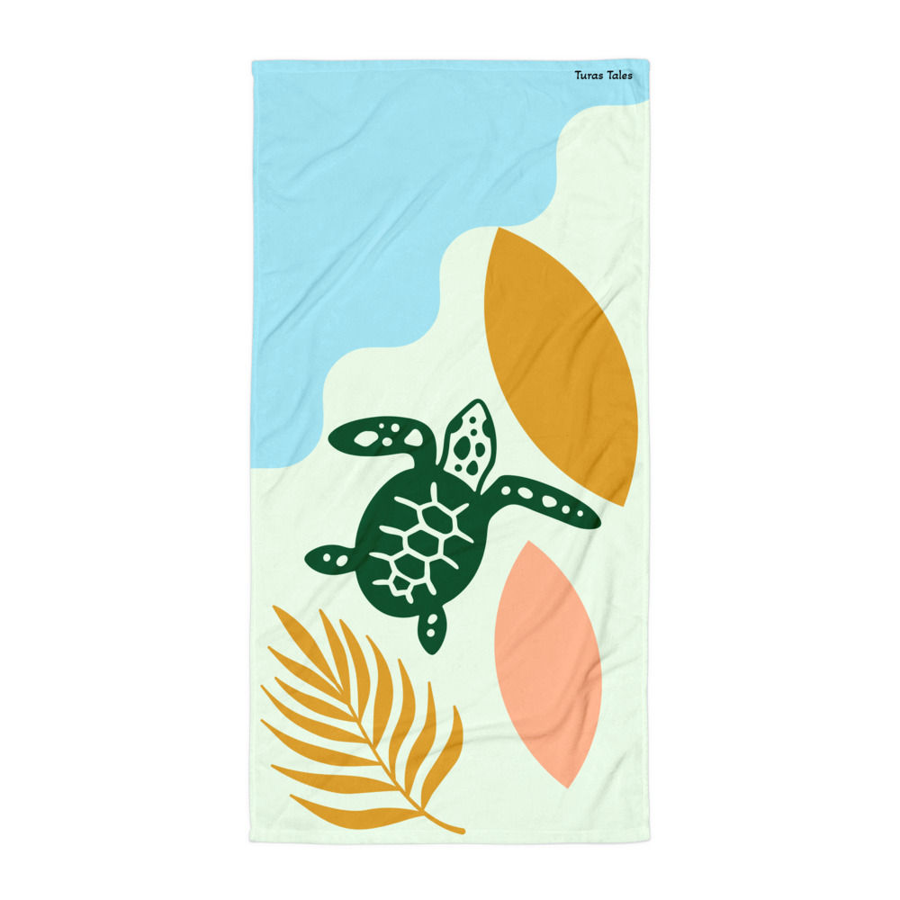 "Calm & Coastal" - Fast Drying Towel