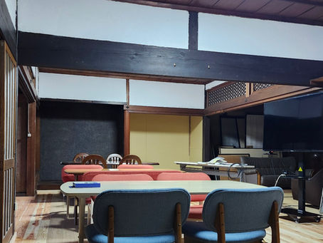 古民家の母屋の広間が生まれ変わりました