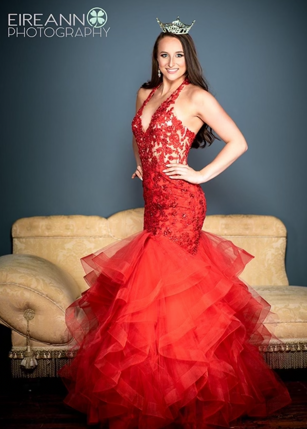 Kayla's STUNNING red dress!