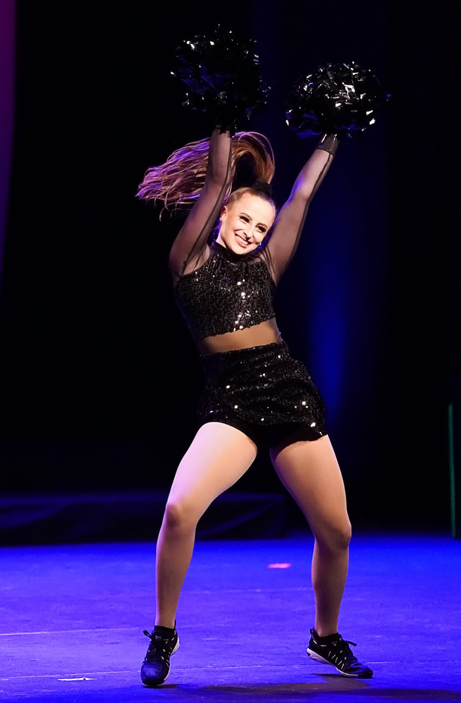 Our favorite cheerleader dazzling the Miss PA stage