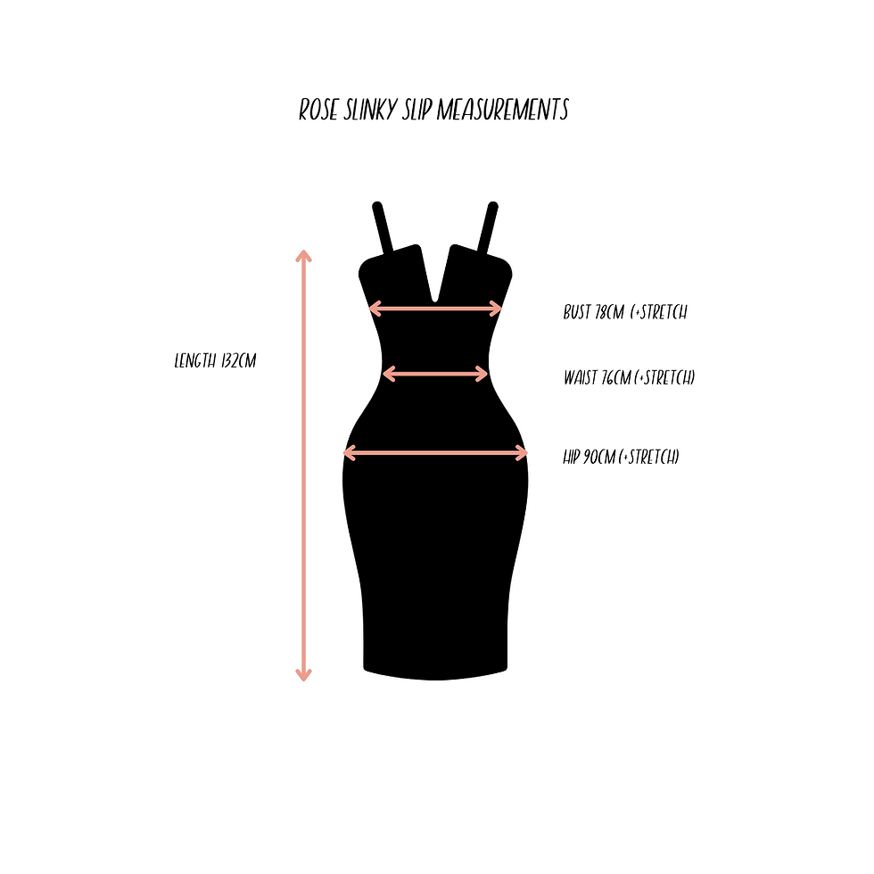 Thumbnail: Rose slinky slip dress