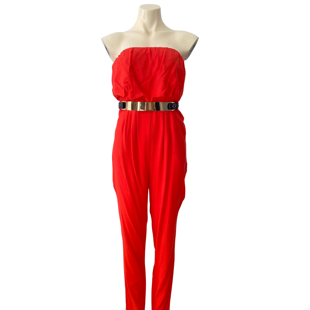 Red Jumpsuit- Kookai The Style Edit Dress Hire