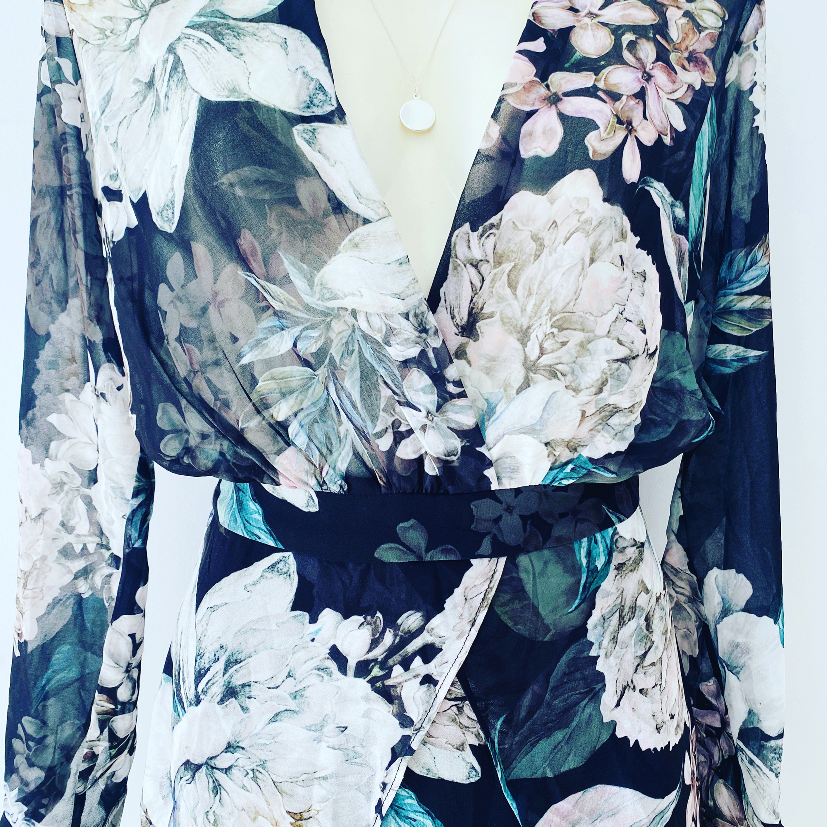 Sheike Sheer Floral Dress
